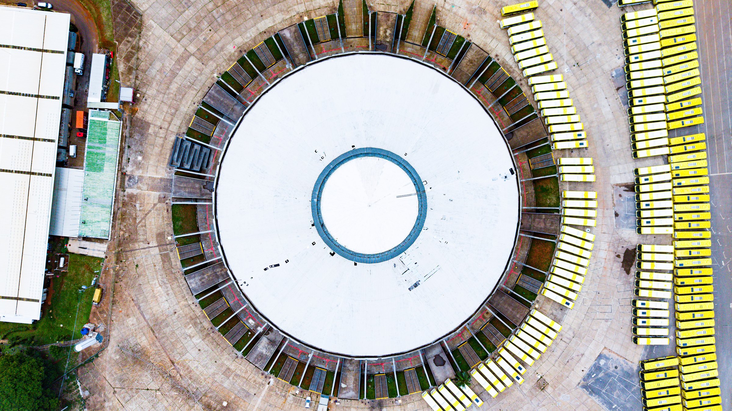 Circular Roof, fine art photograph by Marcello Martins in Brasilia, Brazil