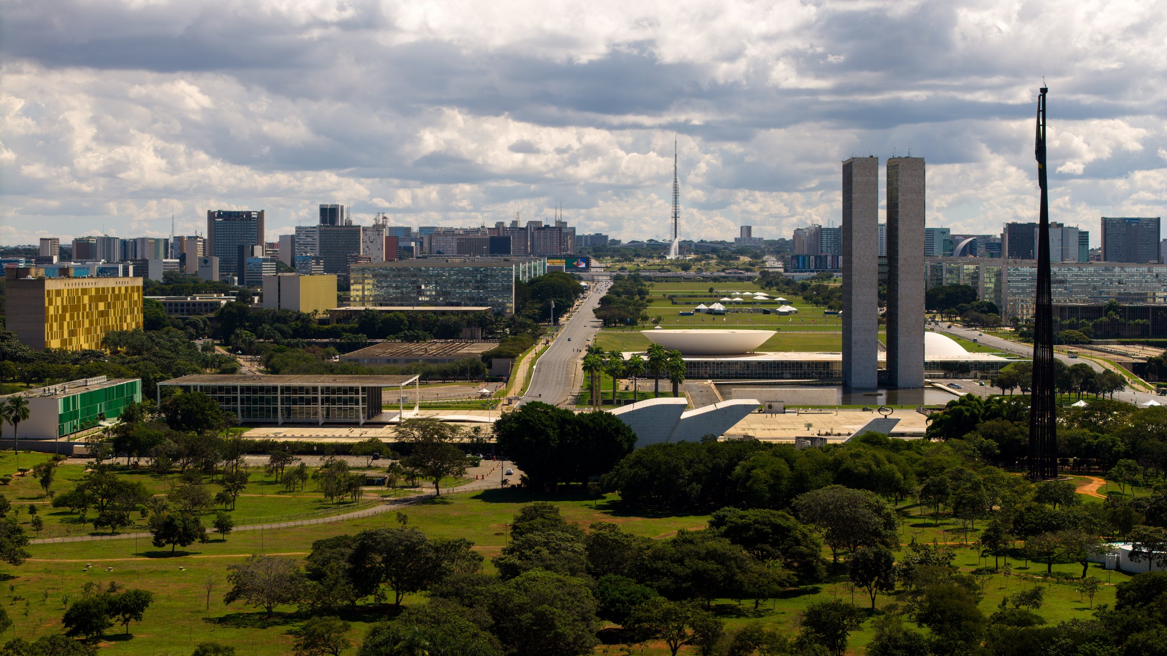 Brasilia Esplanade, fine art photograph by Marcello Martins in Brasilia, Brazil