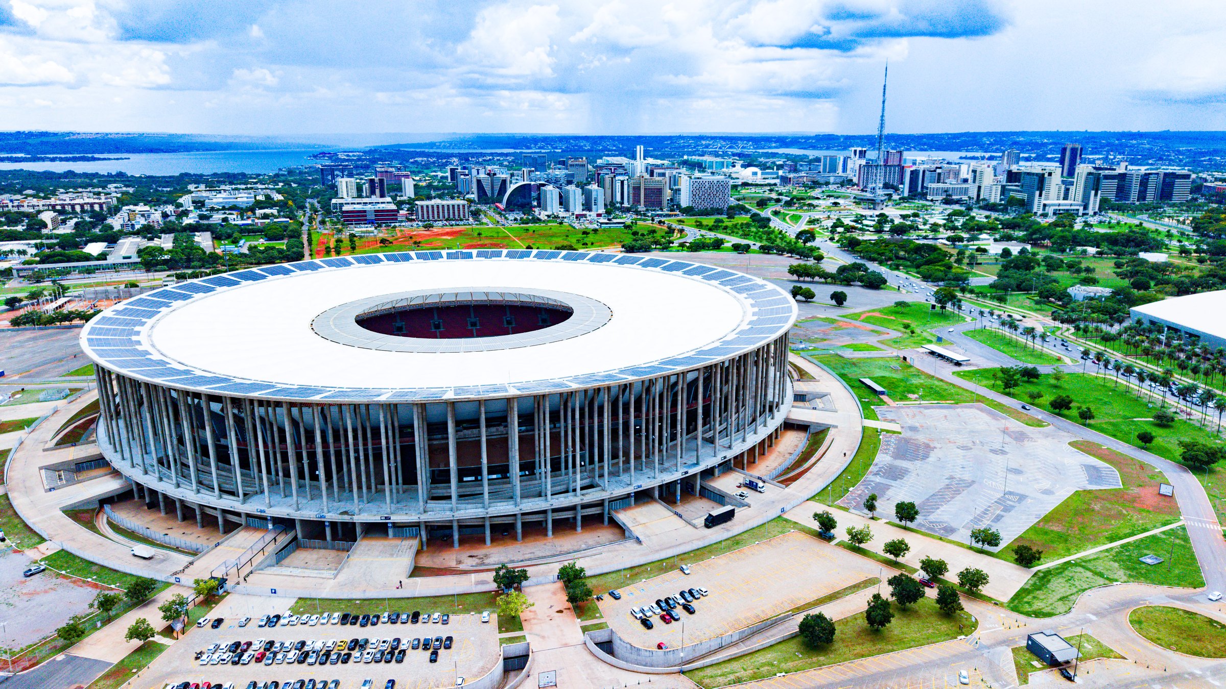 National Stadium, fine art photograph by Marcello Martins in Brasilia, Brazil