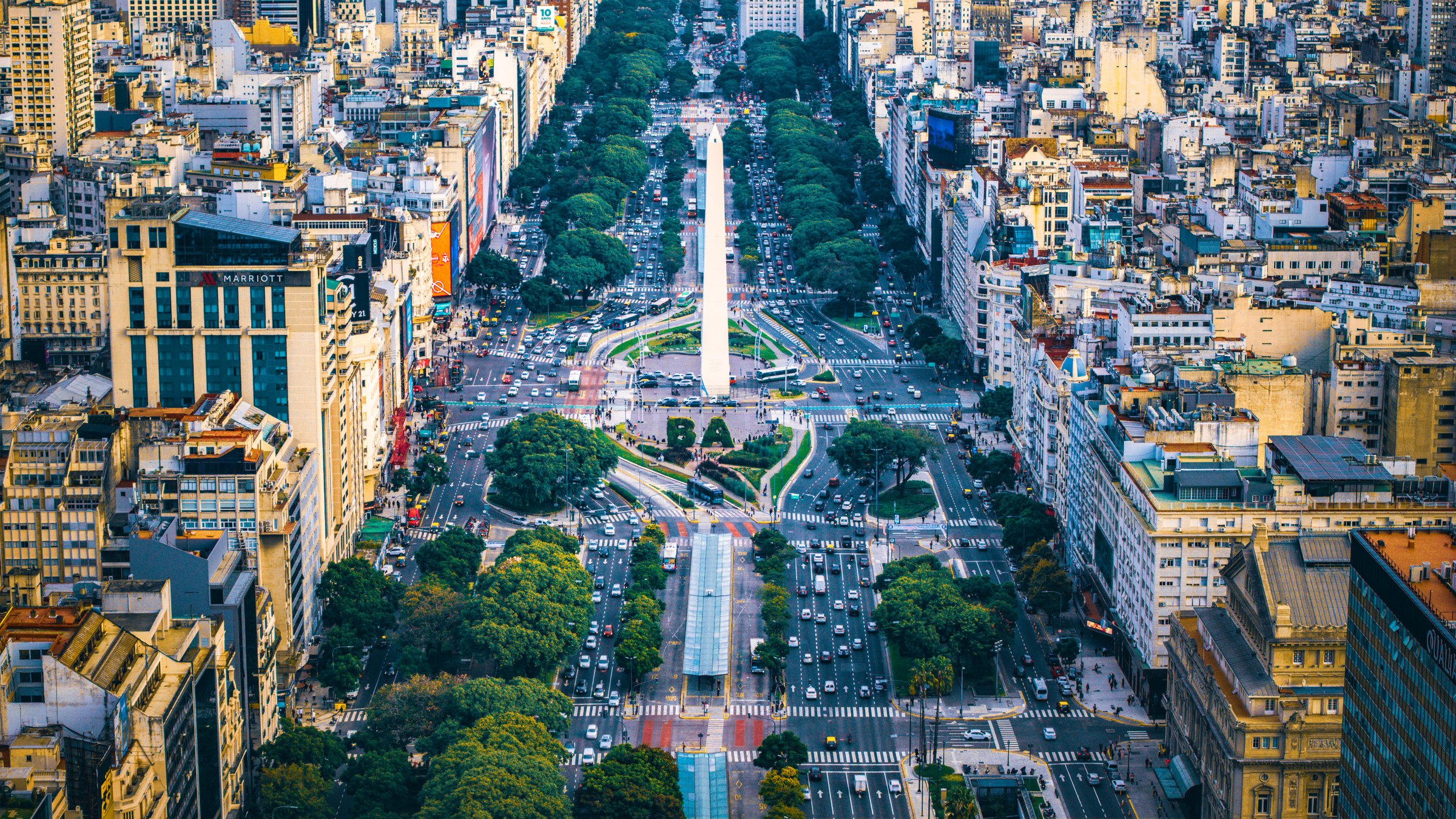 9 de Julio Avenue, fine art photograph by Marcello Martins in Buenos Aires, Argentina