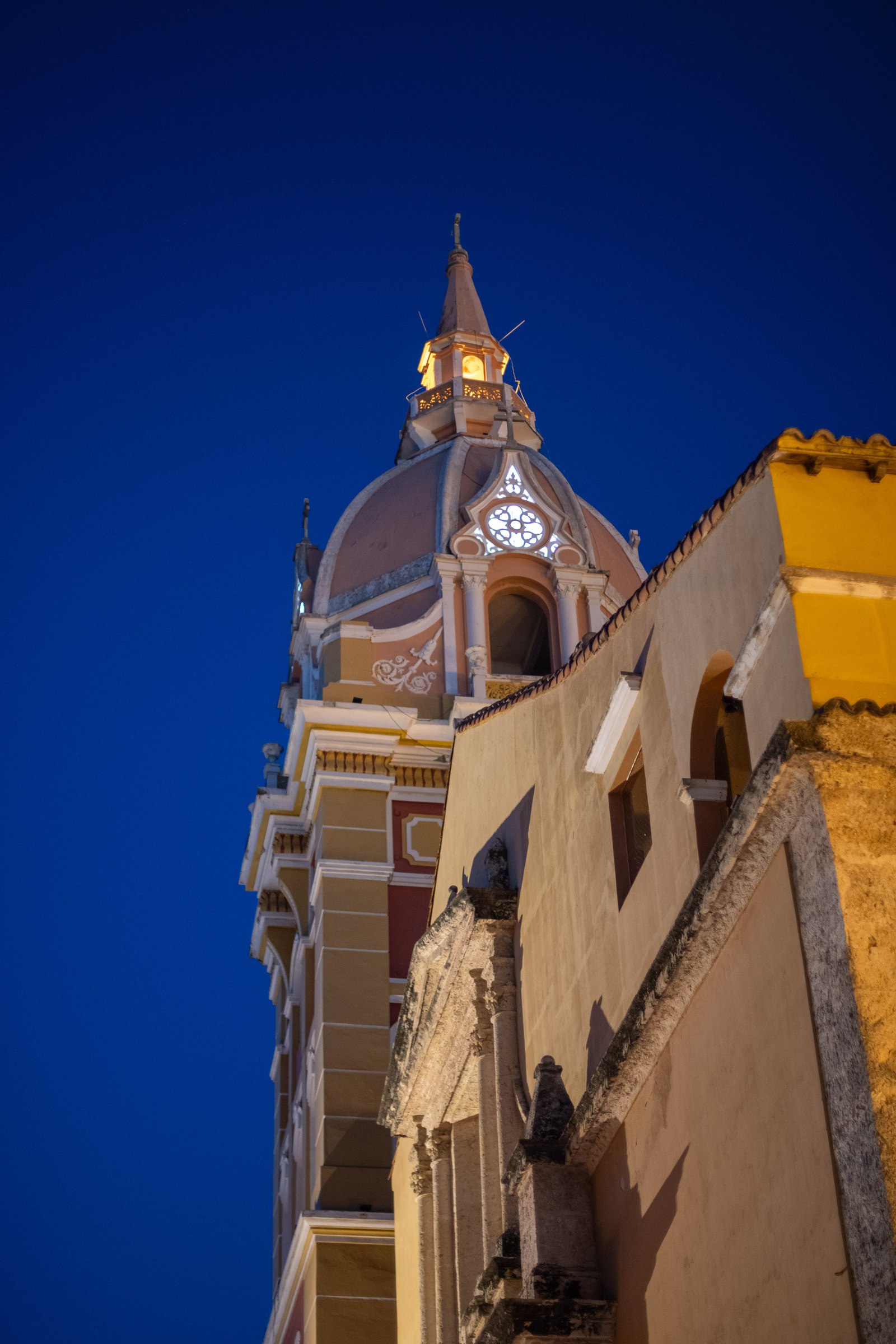 Blue Cathedral, fine art photograph by Marcello Martins in Cartagena, Colombia