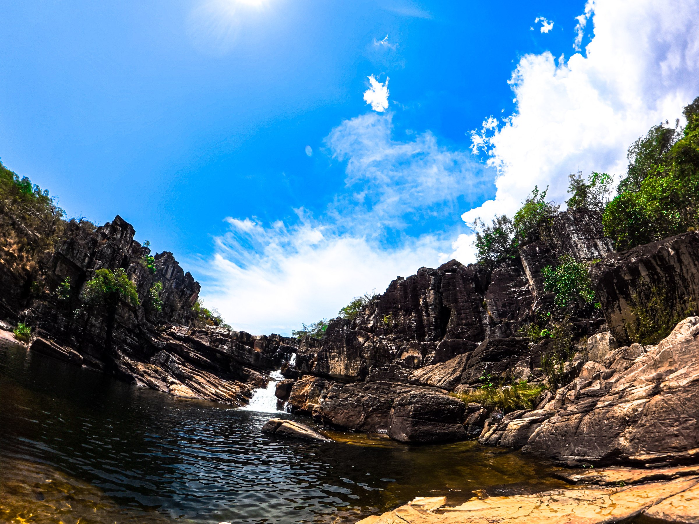 Canyon and Sky, fine art photograph by Marcello Martins in Chapada dos Veadeiros, Brazil