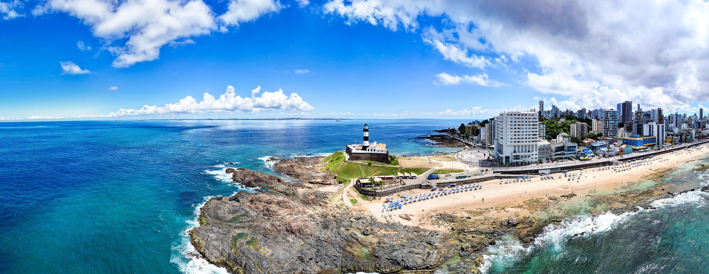 Blue Barra, fine art photograph by Marcello Martins in Salvador, Brazil