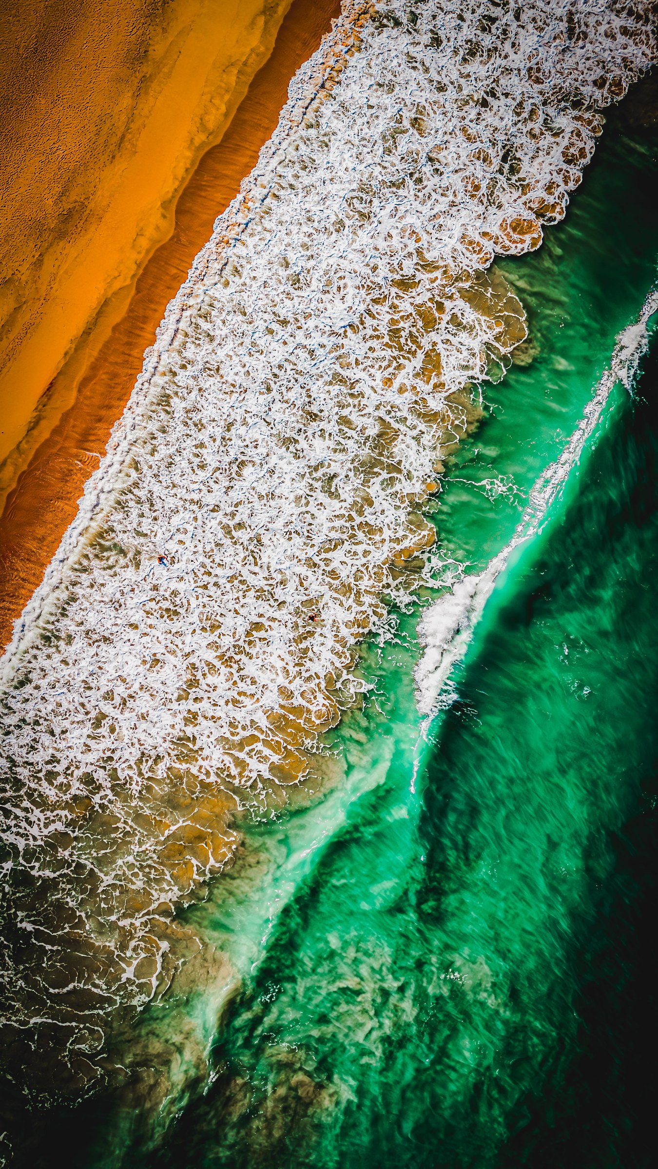 Aerial Sea, Trancoso, fine art photograph by Marcello Martins in Bahia, Brazil