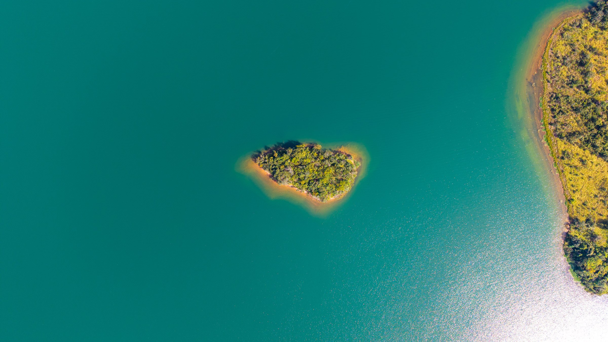 Green Island, fine art photograph by Marcello Martins in Corumba de Goias, Brazil